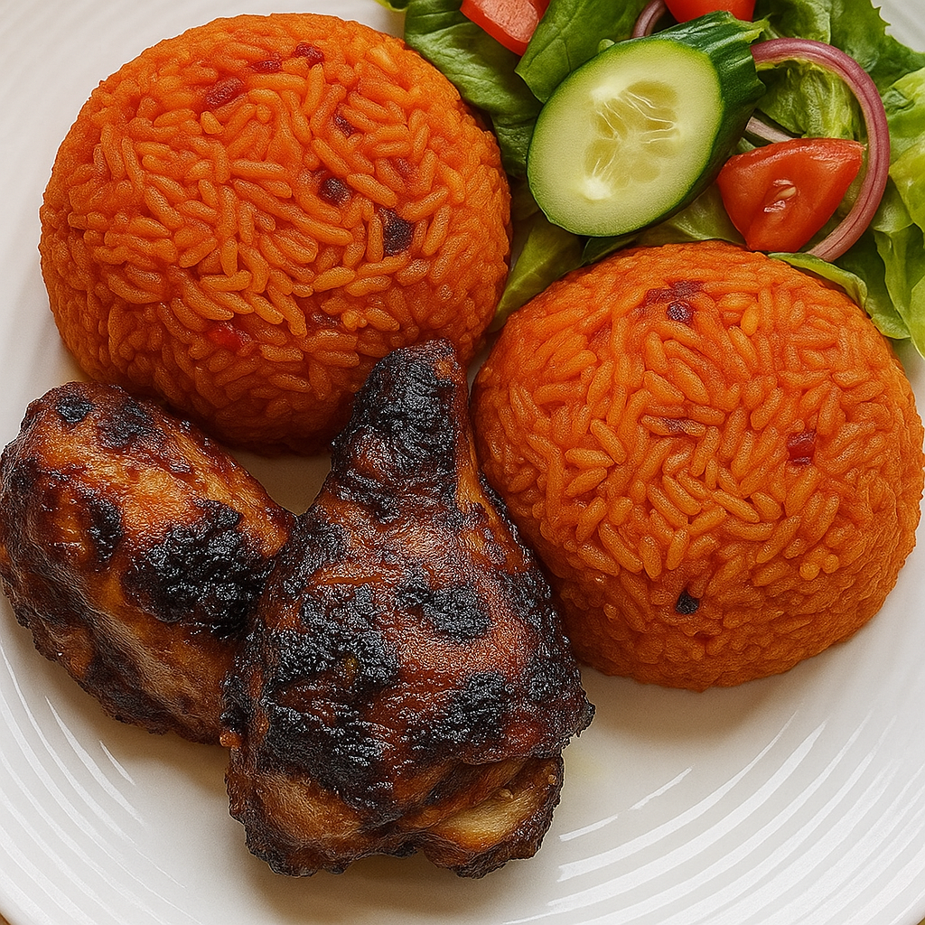 Suya grill station at the party